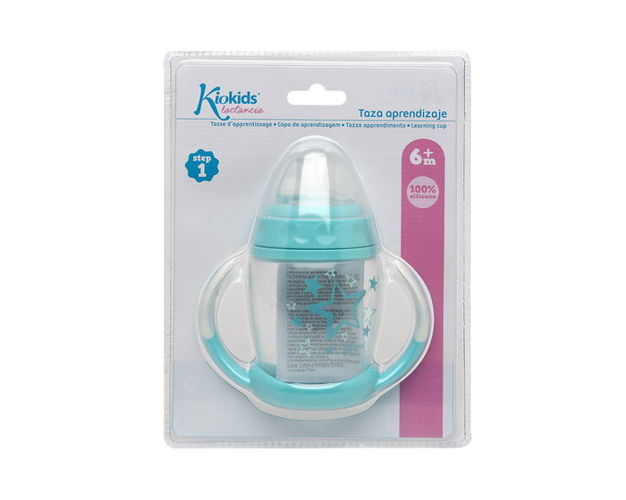 KioKids Soft Nordic Taza de Aprendizaje Estrellas Azul +6 Meses 270ml