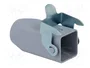 ILME Carcasa para conectores HDC tamaño 21.21 recto