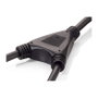 EQUIP Cable de alimentación tipo Y Schuko a 2x C13 1,8m