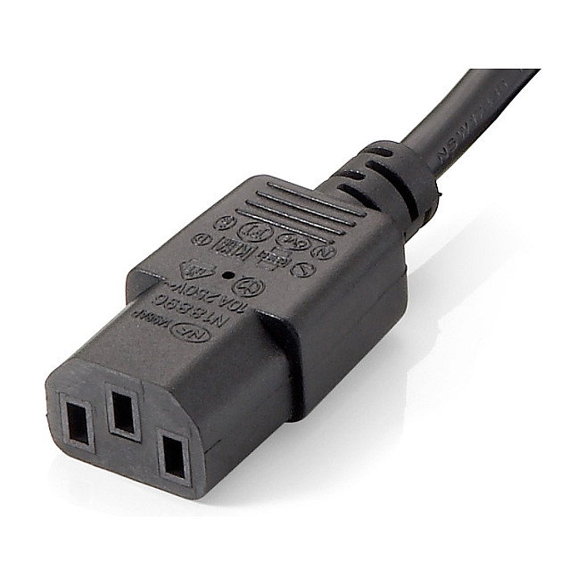 EQUIP Cable de alimentación tipo Y Schuko a 2x C13 1,8m