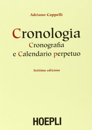 ULRICO HOEPLI Cronologia, cronografia e calendario perpetuo