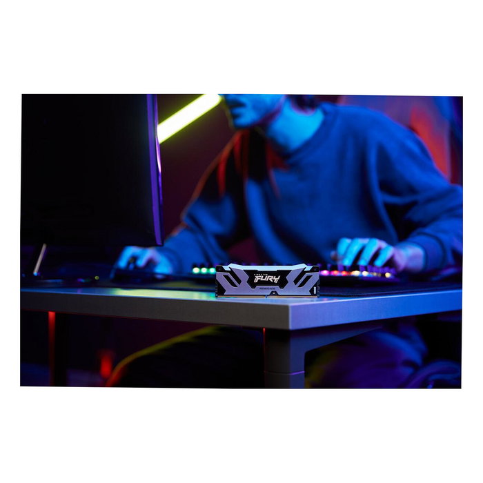 Kingston FURY Renegade RGB DDR5 RAM 96GB (2x48GB) 6000MT/s CL32 DIMM Kit XMP 3.0 - Memoria para PC