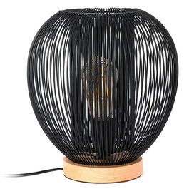 Home Deco Light Lámpara De Mesa Bola Negra Luminaire