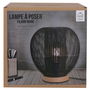 Home Deco Light Lámpara De Mesa Bola Negra Luminaire