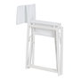 Silla Director Blanco Aluminio-Textileno 56 X 53 X 84 cm (Set de 2)