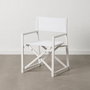 Silla Director Blanco Aluminio-Textileno 56 X 53 X 84 cm (Set de 2)