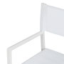 Silla Director Blanco Aluminio-Textileno 56 X 53 X 84 cm (Set de 2)