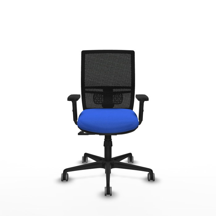 PIQUERAS Y CRESPO Silla de oficina Yunquera con mecanismo Sincro, Azul y Negro PIQUERAS Y CRESPO Silla de oficina Yunquera con mecanismo Sincro, Azul y Negro