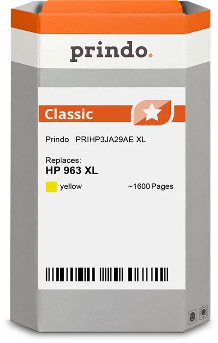 Prindo Cartucho de tinta amarillo Classic XL PRIHP3JA29AE Prindo Cartucho de tinta amarillo Classic XL PRIHP3JA29AE
