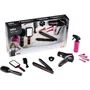 Klein Set de Peinado Braun Satin Hair 7 con Cepillo, Secador, Plancha, Accesorios y Espejo - Juguete para Niñas a Partir de 3 Años