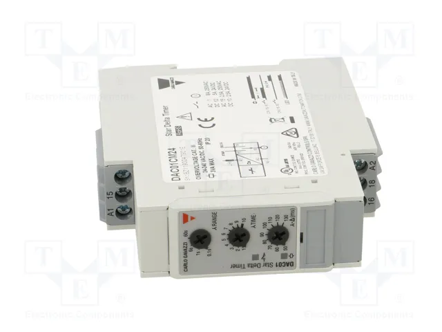 CARLO GAVAZZI DAC01CM24 Relé de tiempo SPDT 0,1÷600s