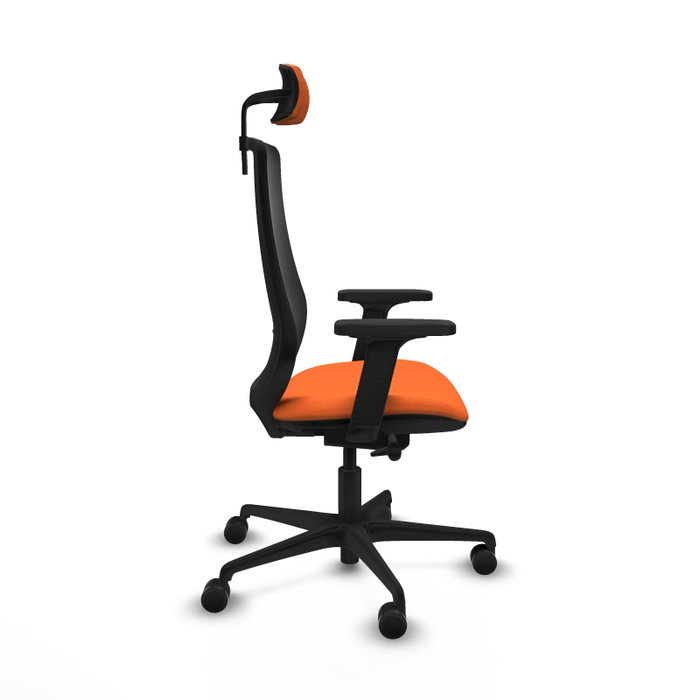 PIQUERAS Y CRESPO Silla de oficina Mardos Naranja y Negro