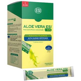 TREPATDIET-ESI Zumo+Forte 24 Pocket Drink Zumo de Aloe Vera para Propiedades Digestivas