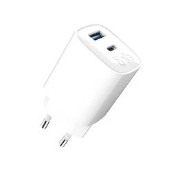 TNB Cargador de pared GaN 45W USB-C + USB-A - Blanco