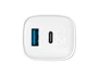 TNB Cargador de pared GaN 45W USB-C + USB-A Blanco