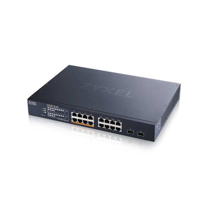 Zyxel XMG1915-18EP Switch Gestionado L2 16x 2.5G + 2x SFP+ 180W PoE++ Zyxel XMG1915-18EP Switch Gestionado L2 16x 2.5G + 2x SFP+ 180W PoE++
