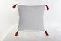 DKD Home Decor Cojin Africano Etnico Colonial Blanco Negro 45 x 45 cm Poliester (4 Unidades)