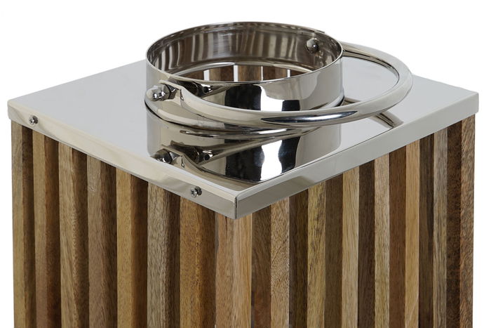 DKD Home Decor Portavelas Marrón 21 x 25 x 21 cm