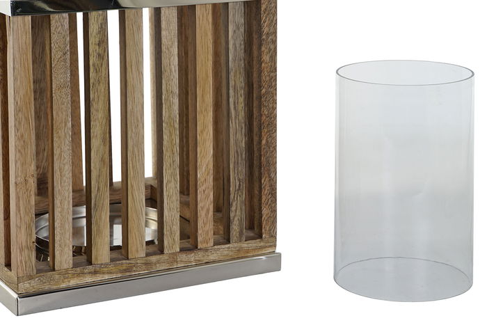 DKD Home Decor Portavelas Marrón 21 x 25 x 21 cm