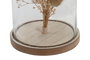 DKD Home Decor Decoración de Cristal y Metal Golondrina Dorado
