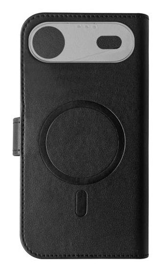 Celly Funda cartera para Apple iPhone 17 Air - Negro, compatible con MagSafe, con soporte de sobremesa y 3 bolsillos para tarjetas, piel sintética, resistente a rayones Celly Funda cartera para Apple iPhone 17 Air - Negro, compatible con MagSafe, con soporte de sobremesa y 3 bolsillos para tarjetas, piel sintética, resistente a rayones