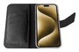 Celly Funda cartera para Apple iPhone 17 Air - Negro, compatible con MagSafe, con soporte de sobremesa y 3 bolsillos para tarjetas, piel sintética, resistente a rayones