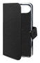 Celly Funda cartera para Apple iPhone 17 Air - Negro, compatible con MagSafe, con soporte de sobremesa y 3 bolsillos para tarjetas, piel sintética, resistente a rayones