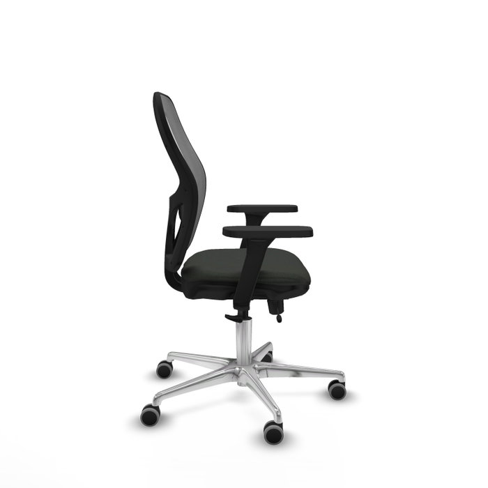 PIQUERAS Y CRESPO Silla de oficina Jorquera con mecanismo Sincro/Traslack Negro y Gris