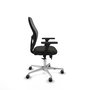 PIQUERAS Y CRESPO Silla de oficina Jorquera con mecanismo Sincro/Traslack Negro y Gris