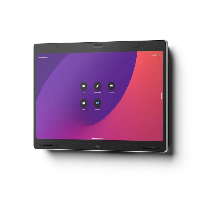 Cisco CS-BRDP55-K9 Sistema de Videoconferencia para Grupo 4K Ultra HD Pantalla Táctil 55" Cámara Doble 48 MP WiFi/Ethernet PoE Incluye Micrófonos y Altavoces