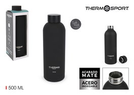 Thermosport Botella Termo Soft Touch 500Ml Negra (6 Unidades)