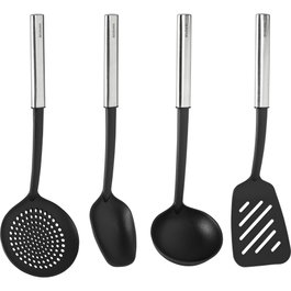 Brabantia Juego de Utensilios de Cocina con Revestimiento Antiadherente de 4 Piezas