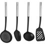 Brabantia Juego de Utensilios de Cocina con Revestimiento Antiadherente de 4 Piezas