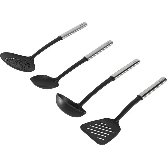 Brabantia Juego de Utensilios de Cocina con Revestimiento Antiadherente de 4 Piezas Brabantia Juego de Utensilios de Cocina con Revestimiento Antiadherente de 4 Piezas