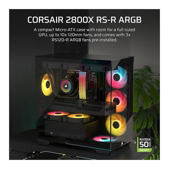Corsair 2800X RS-R ARGB Midi Tower Negro