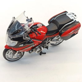 Tachan 1:18 BMW R 1250 RT Roja - Réplica a Escala con Base Multilingüe +3 Años