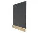Archivo 2000 Pizarra Doble Cara Metacrilato Negro Base Madera A4 Vertical 40x210x330 mm