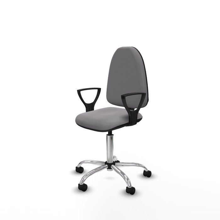 PIQUERAS Y CRESPO Silla de oficina Aýna Gris con brazos fijos PIQUERAS Y CRESPO Silla de oficina Aýna Gris con brazos fijos