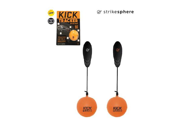 Famosa Pelota Kick Tracker con Luz LED y Sonidos, Contador de Toques hasta 1.000.000, Diámetro 220 mm, para Mayores de 6 Años