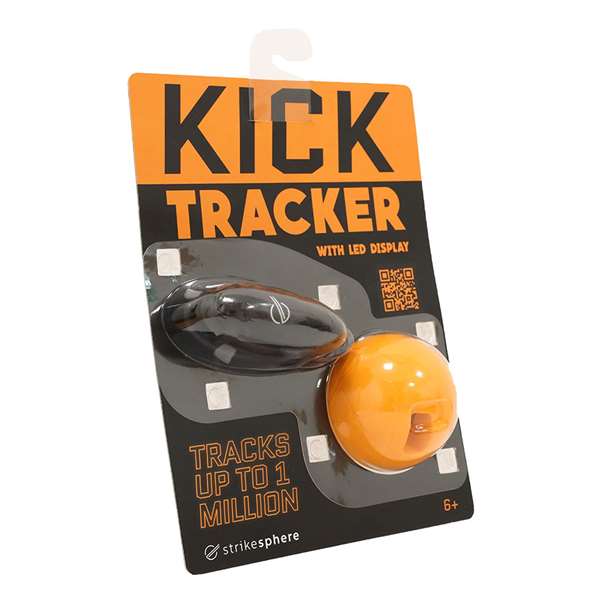 Famosa Pelota Kick Tracker con Luz LED y Sonidos, Contador de Toques hasta 1.000.000, Diámetro 220 mm, para Mayores de 6 Años