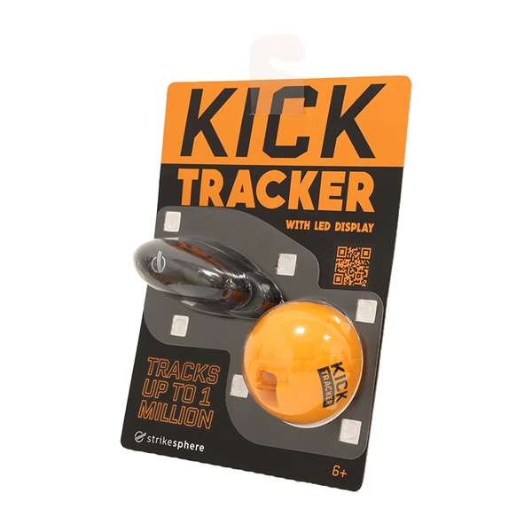 Famosa Pelota Kick Tracker con Luz LED y Sonidos, Contador de Toques hasta 1.000.000, Diámetro 220 mm, para Mayores de 6 Años