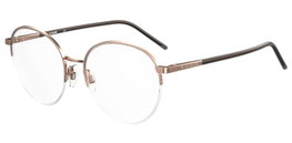 Love Moschino MOL569-DDB Gafas de vista para mujer en dorado