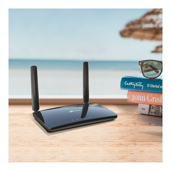 TP-LINK Archer MR400 AC1200 Router Wi-Fi 5 Dual Banda 2.4G/5GHz con 4G LTE y Ranura SIM, Router de Sobremesa Negro