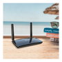 TP-LINK Archer MR400 AC1200 Router Wi-Fi 5 Dual Banda 2.4G/5GHz con 4G LTE y Ranura SIM, Router de Sobremesa Negro