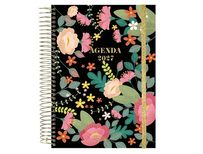 Liderpapel Agenda Oficina 2027 Fantasy Día Página A5 Negro Liderpapel Agenda Oficina 2027 Fantasy Día Página A5 Negro