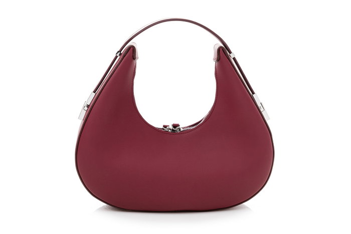 Vince Camuto Bolso Riviera Claret Red - Bolso de mano rojo clarete de piel de polivinilo