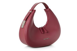 Vince Camuto Bolso Riviera Claret Red - Bolso de mano rojo clarete de piel de polivinilo
