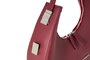 Vince Camuto Bolso Riviera Claret Red - Bolso de mano rojo clarete de piel de polivinilo