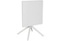 DKD Home Decor Mesa Terraza Y Jardin Barhotel Gris Metal PP 70 x 70 x 75 cm