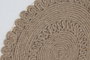 DKD Home Decor Cuadro de Yute y Algodón 40x3x120 Círculos 3D Natural
